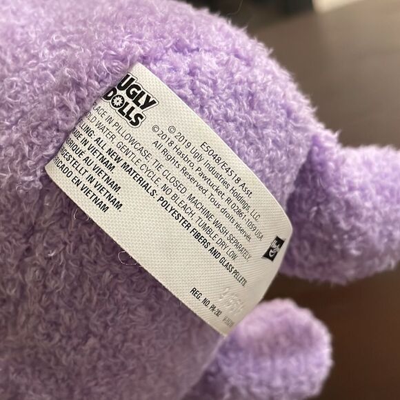 Sincerely UglyDolls Hugs and Headstands Wedgehead Stuffed Plush Toy Purple 8.5” - Picture 5 of 7